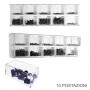 Transparante plexiglas schroef displaystandaard