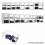 Transparante plexiglas schroef displaystandaard