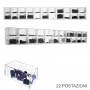 Transparante plexiglas schroef displaystandaard
