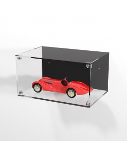 E-986 TEC-X - Personalizzabile - Teca espositiva in plexiglass da parete con sportello e chiusura a calamita base trasparente...