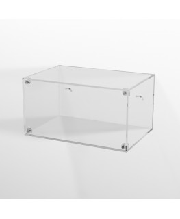 E-988 TEC-X - Personalizzabile - Teca espositiva in plexiglass da parete con sportello e chiusura a calamita base e lato tras...