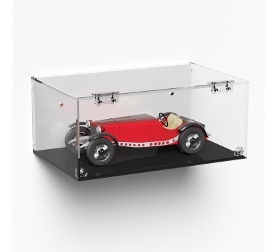 E-993 TEC-X - Personalizzabile - Teca espositiva in plexiglass da parete con sportello e cerniere frontali e chiusura a calam...