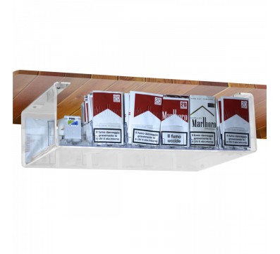 E-432 - Espositore in plexiglass trasparente da soffitto porta trinciato