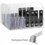 Transparante plexiglas toonbankdisplay voor papieren - L 25 x D 30 cm.