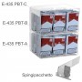 Expositor de mostrador para tabaco de liar en bolsas dispone de empujadores de paquete (art. E-469 KSP)