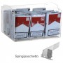 Transparante plexiglas toonbankdisplay voor versnipperd vlees - L 25 x D 30 cm.