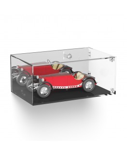 E-1025 TEC-X - Personalizzabile - Teca espositiva in plexiglass da parete con sportello e cerniere laterali e chiusura a cala...