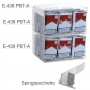 Espositore in plexiglass trasparente da banco porta trinciato - L 25 x P 20 cm.
