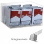 Espositore in plexiglass trasparente da banco porta trinciato - L 25 x P 20 cm.