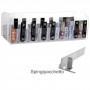 Transparante plexiglas toonbankdisplay voor papieren - L 50 x D 30 cm.