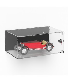 E-1076 TEC-X - Personalizzabile - Teca espositiva in plexiglass da parete con sportello e cerniere laterali e chiusura con se...