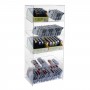 Espositore porta accendini / porta tabacco in plexiglass trasparente con Ripiano Inclinato