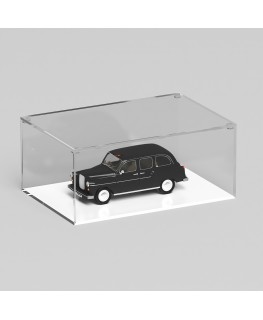 E-1234 TEC-X - Personalizzabile - Teca espositiva in plexiglass trasparente da banco con coperchio superiore appoggiato base ...
