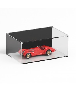 E-1243 TEC-X - Personalizzabile - Teca espositiva in plexiglass trasparente da banco con coperchio superiore appoggiato base ...
