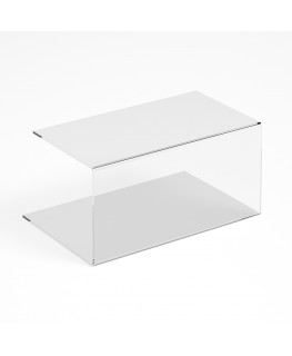 E-1186 PAR-A - Parafiato parasputi in plexiglass trasparente per alimenti - Misure: 45x25x H22 cm