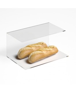 E-1186 PAR-A - Parafiato parasputi in plexiglass trasparente per alimenti - Misure: 45x25x H22 cm