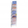 Transparentes Plexiglas-Wanddisplay für Wettscheine und Rubbellose