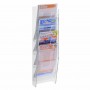 Transparentes Plexiglas-Wanddisplay für Wettscheine und Rubbellose