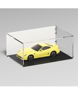 E-1283 TEC-X - PERSONALIZZABILE Teca espositiva in plexiglass trasparente da banco 5 lati chiusi con sportello laterale con c...