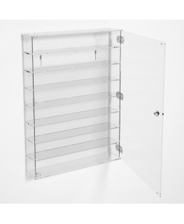 E-801 BAC-X - PERSONALIZZABILE - Bacheca/Vetrina in plexiglass trasparente scala 1:43