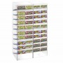 Expositor de mostrador para rascar y ganar en plexiglás transparente