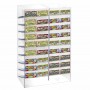 Expositor de mostrador para rascar y ganar en plexiglás transparente