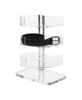 E-300 EPC-A - Porta cintura in plexiglass trasparente a 3 postazioni
