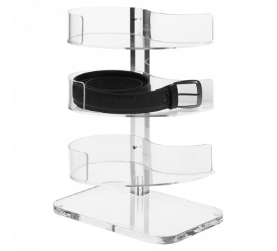 E-300 EPC-A - Porta cintura in plexiglass trasparente a 3 postazioni