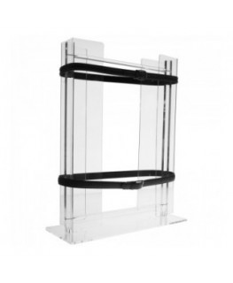 E-302 EPC-B - Porta cintura in plexiglass trasparente - Altezza 60 cm