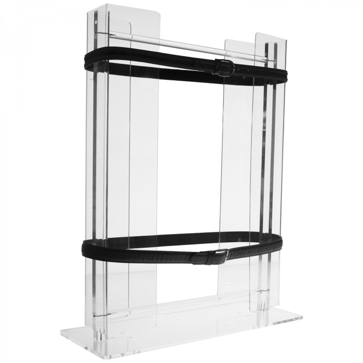 E-302 EPC-B - Porta cintura in plexiglass trasparente - Altezza 60 cm