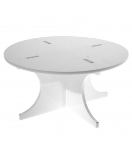 E-377 - Alzate multiuso in plexiglass bianco - Spessore 5 mm