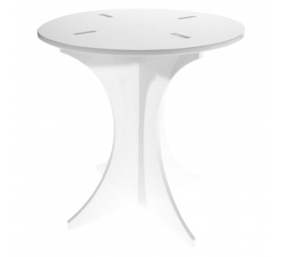 E-377 - Alzate multiuso in plexiglass bianco - Spessore 5 mm