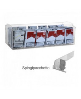 E-396 - Espositore in plexiglass trasparente da banco porta trinciato - L 50 x P 30 cm.