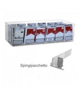 E-396 PBT-B - Espositore in plexiglass trasparente da banco porta trinciato - L 51 x P 30 cm - Ripiano superiore
