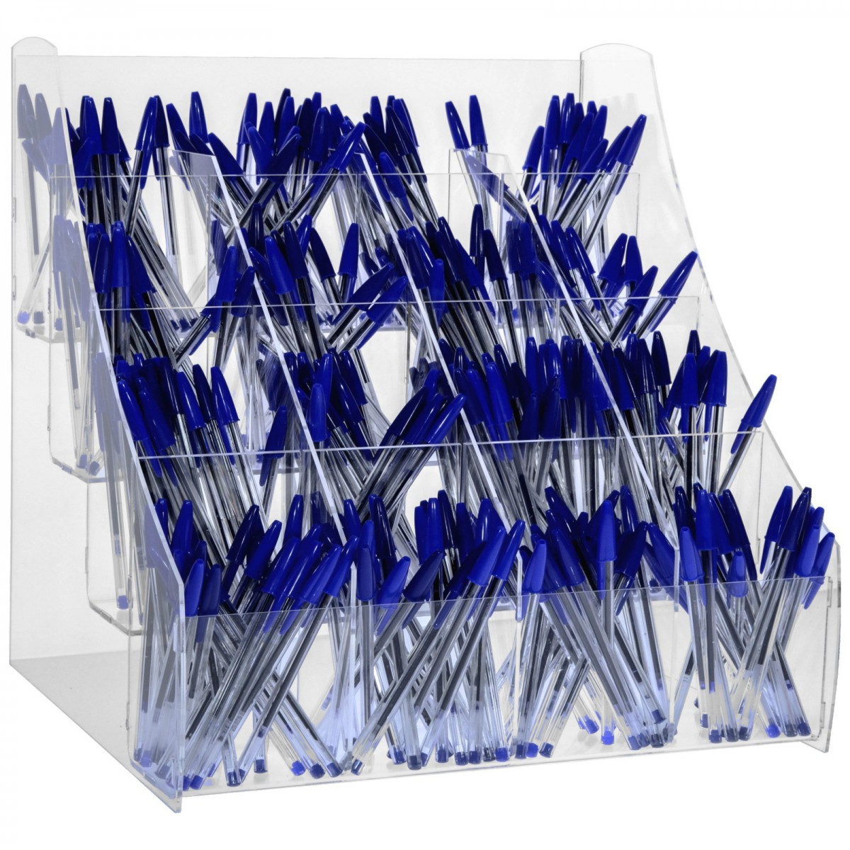 E-411 - Porta penne da banco in plexiglass trasparente