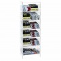 Displayständer für Feuerzeuge/Tabakhalter aus transparentem Plexiglas mit schrägem Regal