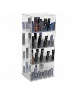 E-426 - Espositore in plexiglass trasparente porta cartine - L 25 x P 20 cm.