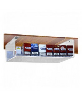 E-431 PSS-A - Espositore in plexiglass trasparente da soffitto porta sigarette da 20 a 8 postazioni