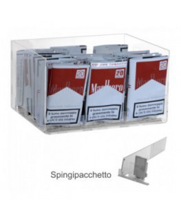 E-435 - Espositore in plexiglass trasparente da banco porta trinciato - L 25 x P 30 cm.