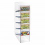 Kras- en windisplay voor op het aanrecht in transparant plexiglas