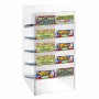 Espositore gratta e vinci da banco in plexiglass trasparente