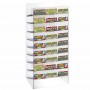Countertop scratch and win display in transparent plexiglass