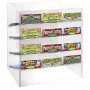 Countertop scratch and win display in transparent plexiglass
