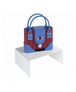 E-547 - Tavolino plexiglass bianco - Spessore 10 mm.