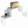 Scaletta in plexiglass bianco - Spessore 5 mm