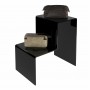 Black plexiglass ladder - Thickness 5 mm