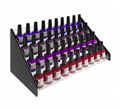 E-558 - Espositore da banco Make Up con Pannello Laterale Nero