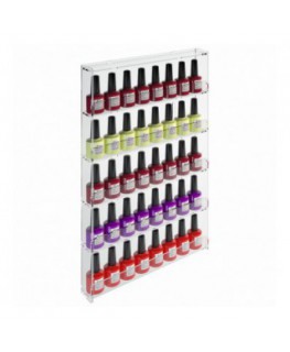 E-565 - Espositore vetrinetta da parete trasparente per Make Up - Larghezza 31 cm.