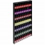 Espositore vetrinetta da parete per Make Up con Pannello Laterale Nero - Larghezza 39 cm.