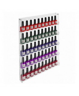 E-568 - Espositore vetrinetta da parete Trasparente per Make Up - Larghezza 39 cm.